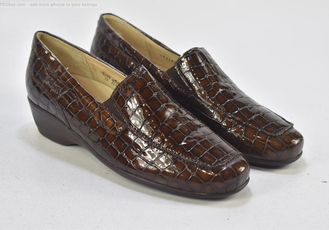 Waldläufer Damen Halbschuhe Slipper Ballerinas UK 7 Nr. 25-F 2159-Schuh-Gebraucht-secondhand