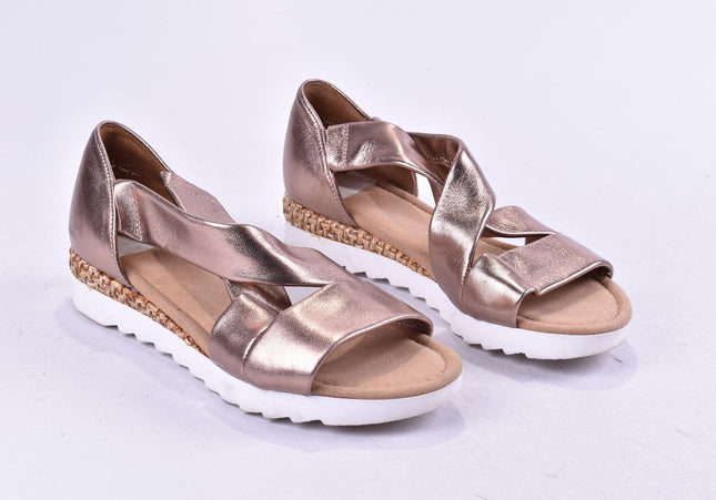 Gabor Damen Sandale Sandalette UK 4 Nr. 24-SD 154-Schuh-Gebraucht-secondhand