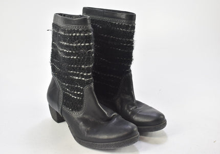 Think Damen Stiefelette Boots EUR 37 Nr. 24-B 46-Schuh-Gebraucht-secondhand