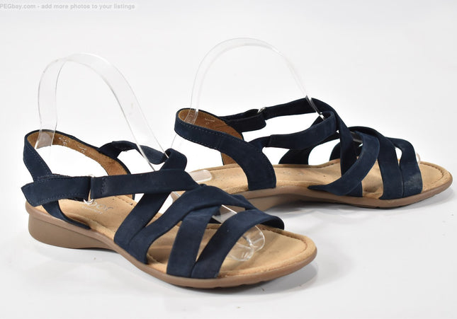 Gabor Damen Sandale Sandalette UK 4 Nr. 25-S 1489-Schuh-Gebraucht-secondhand