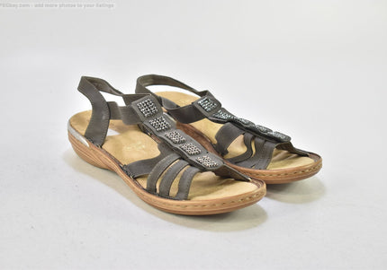 Rieker  Damen Sandale Sandalette  EUR 39 Nr. 26-S 1804