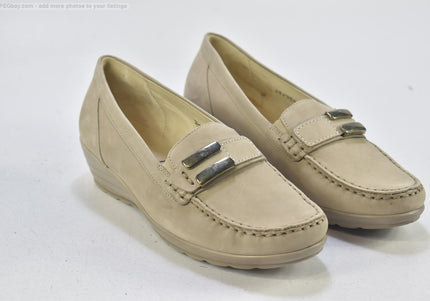 Waldläufer Damen Halbschuhe Slipper Ballerinas UK 4,5 Nr. 24-X 2423-Schuh-Gebraucht-secondhand
