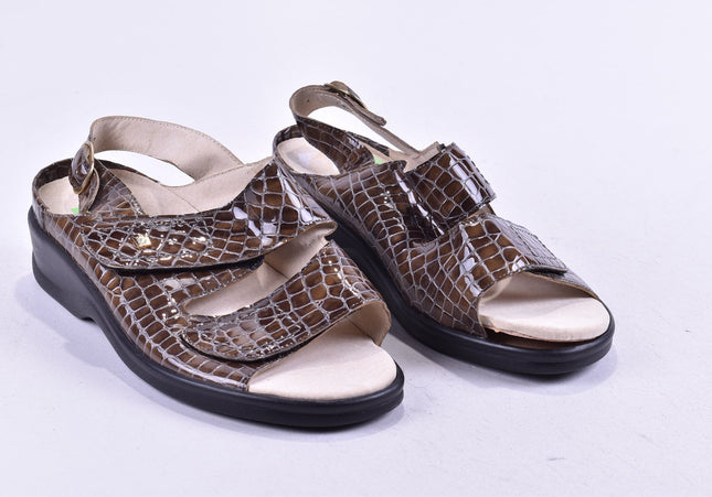 Goldkrone Damen Sandale Sandalette UK 4,5 Nr. 24-SD 1526-Schuh-Gebraucht-secondhand