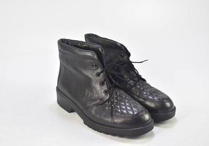 Ganter Damen Stiefelette Boots UK 4 Nr. 24-B 137-Schuh-Gebraucht-secondhand