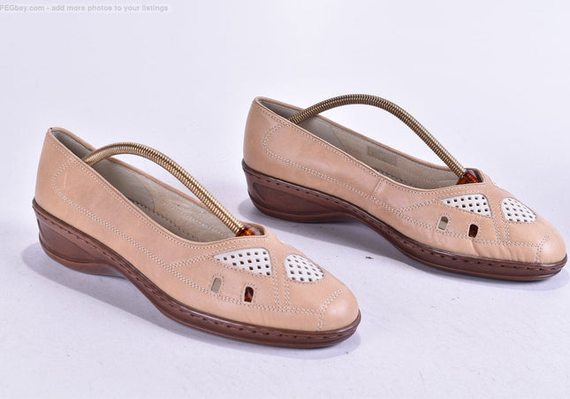 Jenny by Ara Damen Halbschuhe Slipper Ballerinas UK 4,5 Nr. 25-F 1503-Schuh-Gebraucht-secondhand