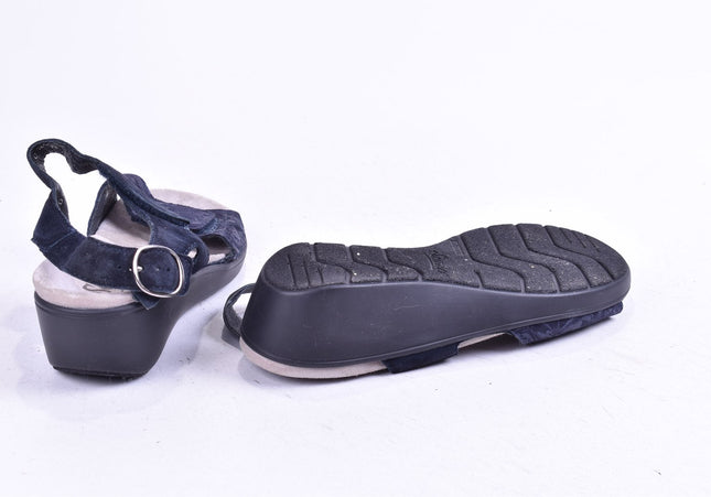 Semler Damen Sandale Sandalette UK 4 Nr. 24-SD 2259-Schuh-Gebraucht-secondhand