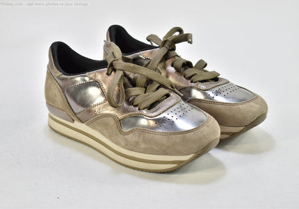 Hogan Damen Halbschuhe Freizeitschuhe EUR 37,5 Nr. 25-T 1713-gebrauchte Schuhe-Second hand-SchuhGebraucht
