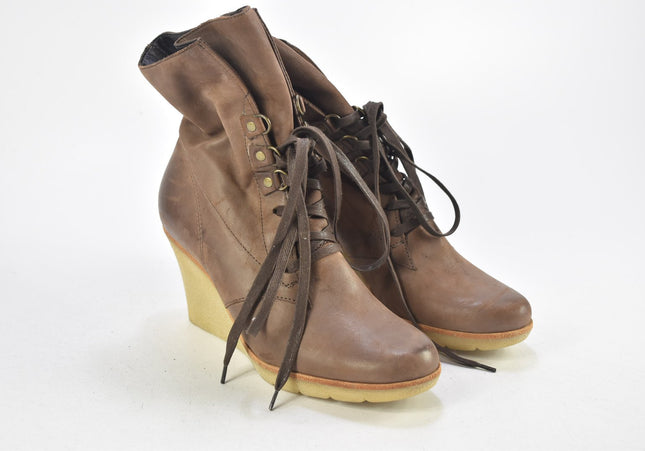 Paul Green Damen Stiefelette Boots UK 4,5 Nr. 24-M 5201-Schuh-Gebraucht-secondhand