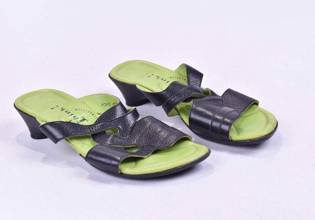 Think! Damen Sandale Pantolette EUR 36 Nr. 23-A 2863-Schuh-Gebraucht-secondhand