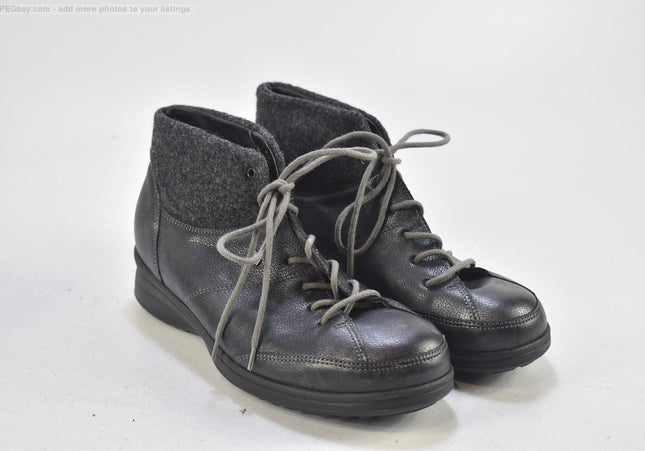 Finn Comfort Damen Stiefelette Boots UK 5,5 Nr. 24-B 5243-Schuh-Gebraucht-secondhand
