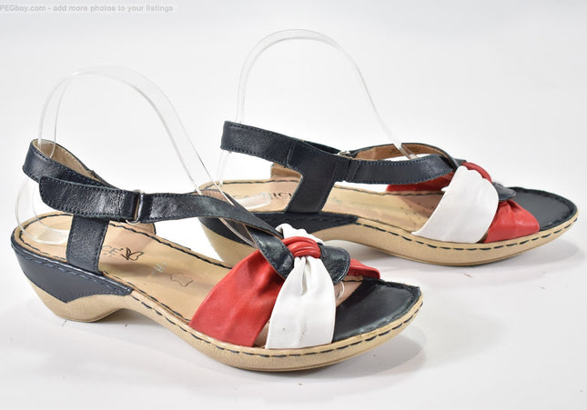 Caprice Damen Sandale Sandalette UK 6,5 Nr. 25-S 1195-Schuh-Gebraucht-secondhand
