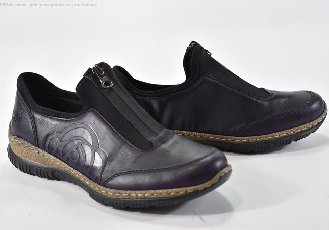 Rieker Damen Halbschuhe Slipper Ballerinas EUR 38 Nr. 25-T 2377-gebrauchte Schuhe-second hand-SchuhGebraucht