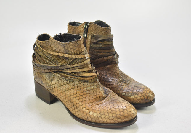 Roberto D´Angelo Damen Stiefelette Boots EUR 38,5 Nr. 24-B 4356-Schuh-Gebraucht-secondhand