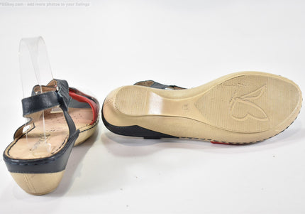 Caprice Damen Sandale Sandalette UK 6,5 Nr. 25-S 1195-Schuh-Gebraucht-secondhand