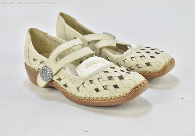 Rieker Damen Halbschuhe Slipper Ballerinas EUR 37 Nr. 25-P 1763-SchuhGebraucht