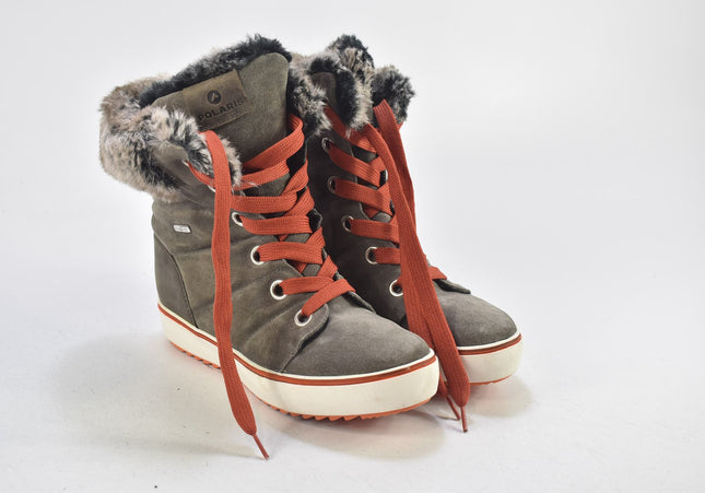 Polaris Damen Stiefelette Boots EUR 38 Nr. 24-B 3720-Schuh-Gebraucht-secondhand