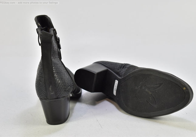 Vabene Damen Stiefelette Boots UK 7 Nr. 25-B 556-second hand-gebrauchte Schuhe-SchuhGebraucht