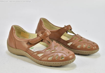 Waldläufer Damen Halbschuhe Slipper Ballerinas UK 3 Nr. 25-Y 924-SchuhGebraucht