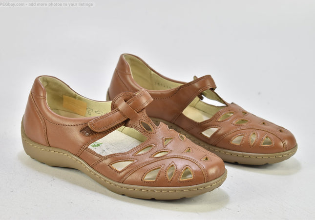 Waldläufer Damen Halbschuhe Slipper Ballerinas UK 3 Nr. 25-Y 924-SchuhGebraucht