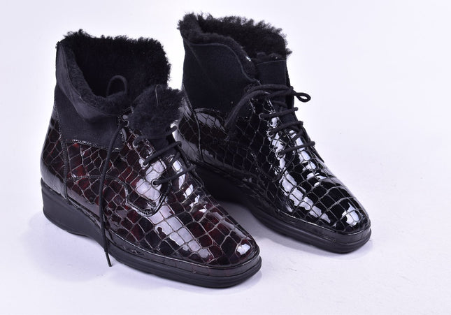 Waldläufer Damen Stiefelette Boots UK 4,5 Nr. 24-F 476-Schuh-Gebraucht-secondhand