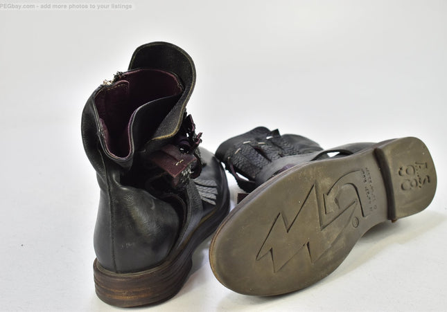 Airstep AS98 Damen Stiefelette Boots EUR 40 Nr. 25-B 785-gebrauchte schuhe-second hand-SchuhGebraucht