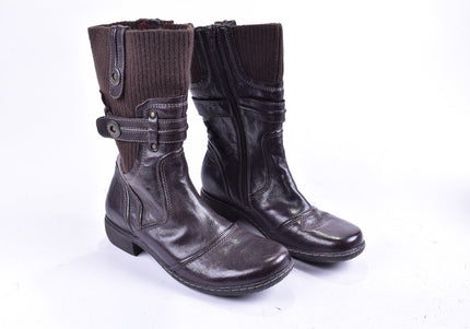 Camel Active Damen Stiefelette Boots UK 5 Nr. 24-B 2353-Schuh-Gebraucht-secondhand