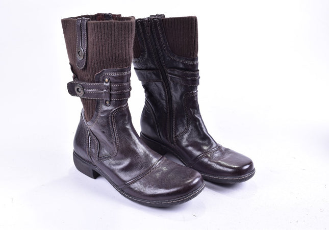 Camel Active Damen Stiefelette Boots UK 5 Nr. 24-B 2353-Schuh-Gebraucht-secondhand