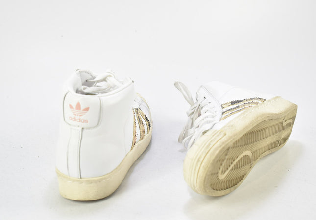 Adidas Pro Model Damen Sportschuhe Sneaker EUR 40 2/3 Nr. 24-A 968-Schuh-Gebraucht-secondhand