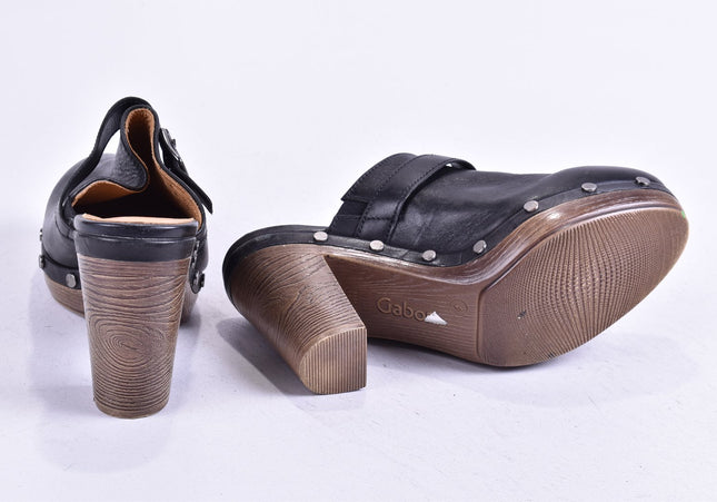Gabor Damen Sandale Pantolette UK 4 Nr. 24-SD 3357-Schuh-Gebraucht-secondhand