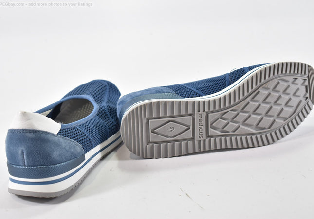Medicus Damen Halbschuhe Slipper Ballerinas UK 5,5 Nr. 25-T 2380-gebrauchte Schuhe-second hand-SchuhGebraucht
