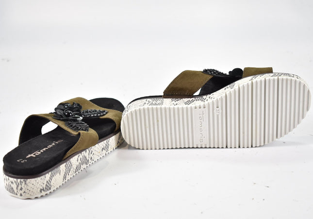 Tamaris Damen Sandale Pantolette EUR 37 Nr. 24-SD 3204-Schuh-Gebraucht-secondhand