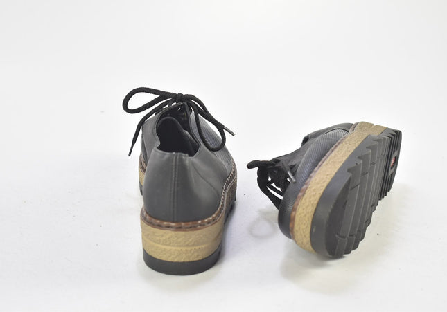 Rieker Damen Halbschuhe Freizeitschuhe EUR 37 Nr. 24-J 3316-Schuh-Gebraucht-secondhand