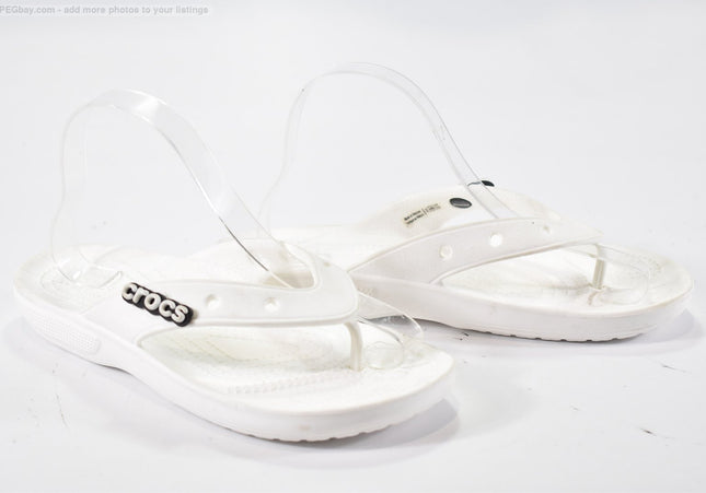 Crocs Damen Sandale Pantolette US 8 Nr. 25-S-1378-Schuh-Gebraucht-secondhand