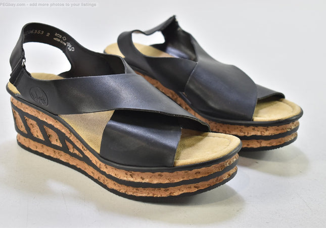 Rieker  Damen Sandale Sandalette  EUR 39 Nr. 26-S 2150