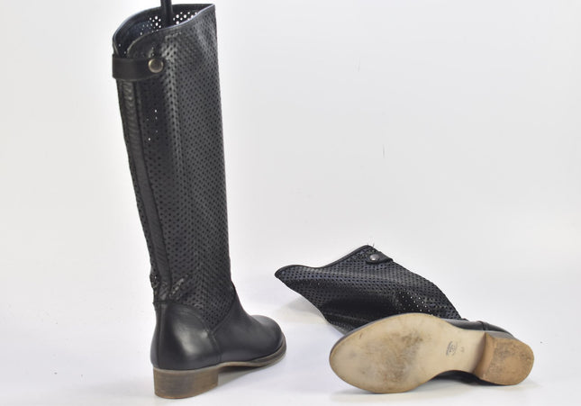 Trend Damen Stiefel Stiefelette Boots EUR 37 Nr. 24-B 3872-Schuh-Gebraucht-secondhand