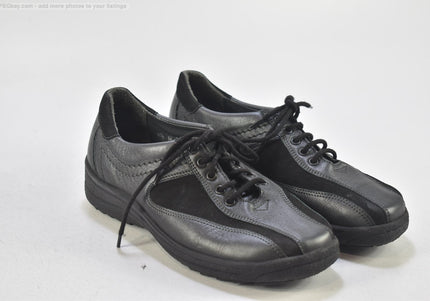 Ströber Damen Halbschuhe Freizeitschuhe UK 4,5 Nr. 25-F 109-Schuh-Gebraucht-secondhand