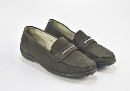 Waldläufer Damen Halbschuhe Slipper Ballerinas UK 5 Nr. 24-J 3818-Schuh-Gebraucht-secondhand