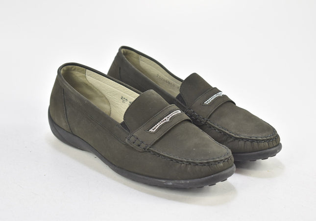 Waldläufer Damen Halbschuhe Slipper Ballerinas UK 5 Nr. 24-J 3818-Schuh-Gebraucht-secondhand