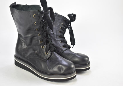 La Shoe Damen Stiefelette Boots EUR 38 Nr. 24-F 2304-Schuh-Gebraucht-secondhand