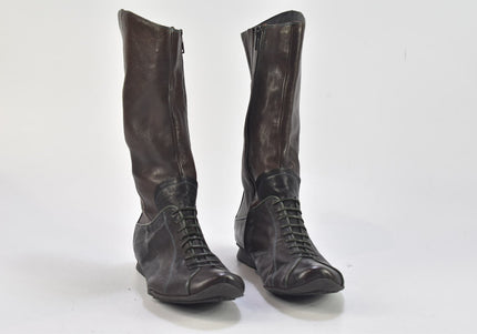 Think Damen Stiefel Stiefelette Boots SL 24,5 cm Nr. 24-B 1921-Schuh-Gebraucht-secondhand
