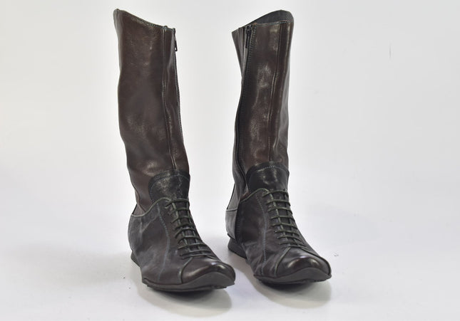 Think Damen Stiefel Stiefelette Boots SL 24,5 cm Nr. 24-B 1921-Schuh-Gebraucht-secondhand