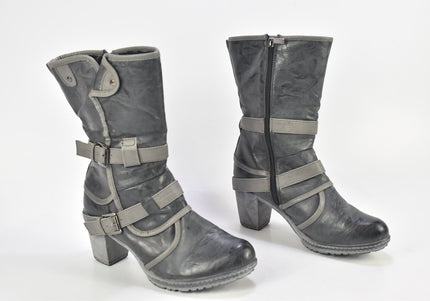Super In Damen Stiefelette Boots EUR 41 Nr. 24-M 451-Schuh-Gebraucht-secondhand