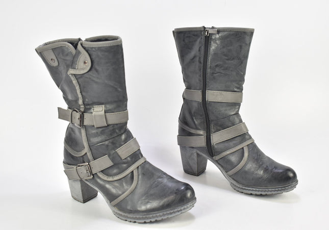 Super In Damen Stiefelette Boots EUR 41 Nr. 24-M 451-Schuh-Gebraucht-secondhand