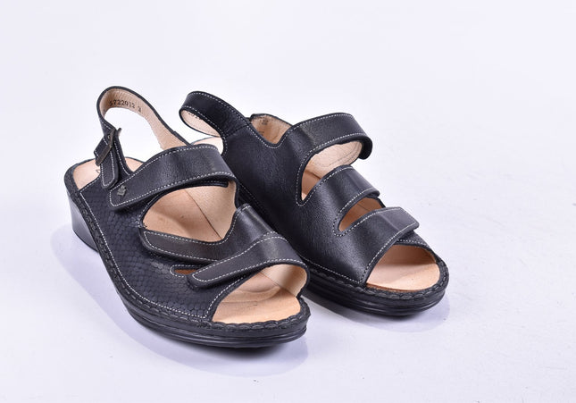 Finn Comfort Damen Sandale Sandalette UK 5,5 Nr. 24-SD 3947-Schuh-Gebraucht-secondhand
