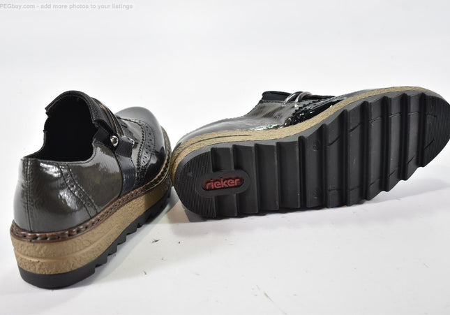 Rieker  Damen Halbschuhe Slipper Ballerinas  EUR 38 Nr. 25-L 261
