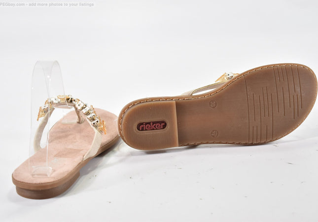 Rieker Damen Sandale Pantolette EUR 38 Nr. 25-S 3522-SchuhGebraucht