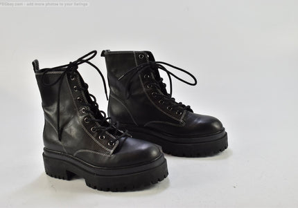 Topshop Damen Stiefelette Boots EUR 37 Nr. 24-B 6017-Schuh-Gebraucht-secondhand