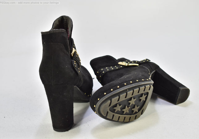 Tamaris Damen Stiefelette Boots EUR 38 Nr. 25-B 791-gebrauchte schuhe-second hand-SchuhGebraucht