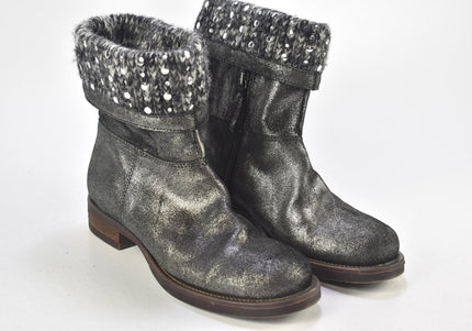 Fantasy Damen Stiefelette Boots EUR 37 Nr. 24-F 2307-Schuh-Gebraucht-secondhand