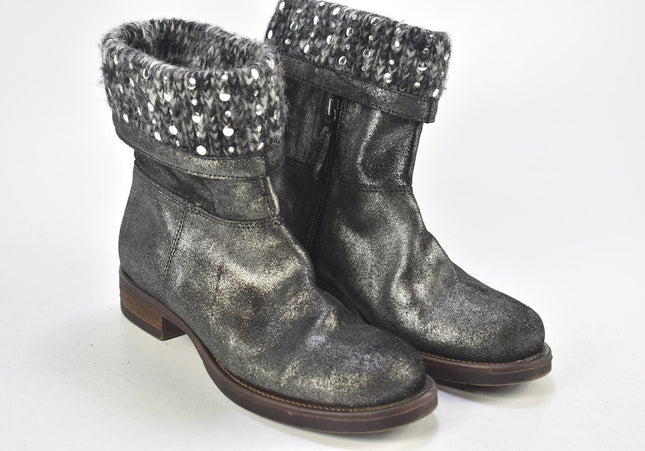 Fantasy Damen Stiefelette Boots EUR 37 Nr. 24-F 2307-Schuh-Gebraucht-secondhand